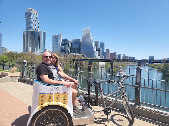 see Austin by pedicab